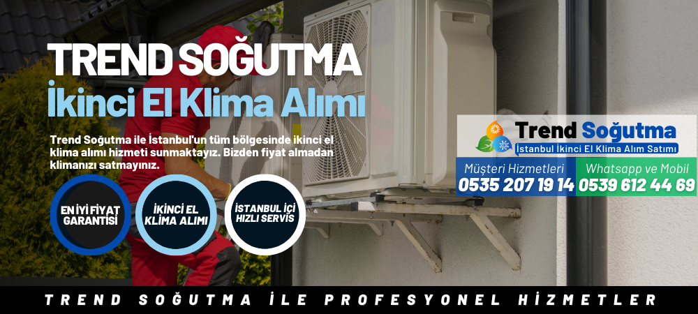 İçmeler İkinci El Klima Alımı