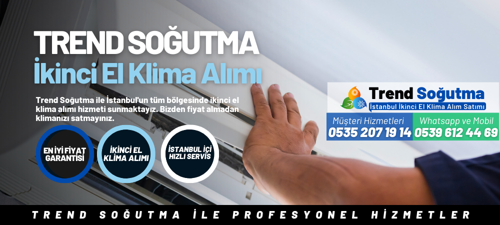 Koşuyolu İkinci El Klima Alımı