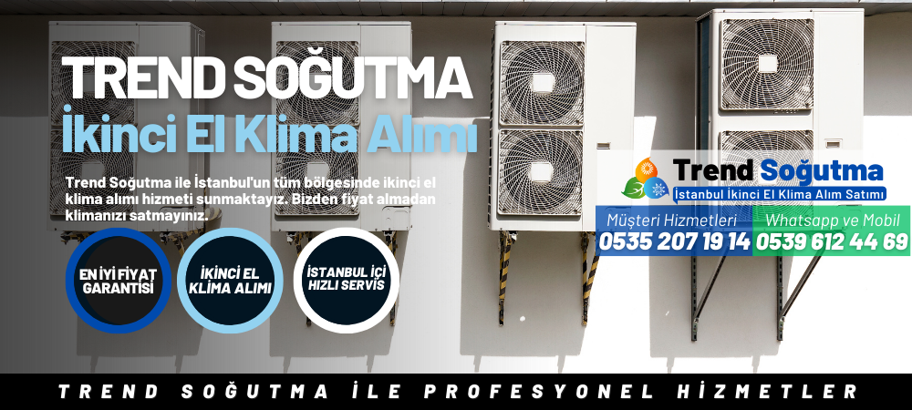 Yenibosna İkinci El Klima Alımı