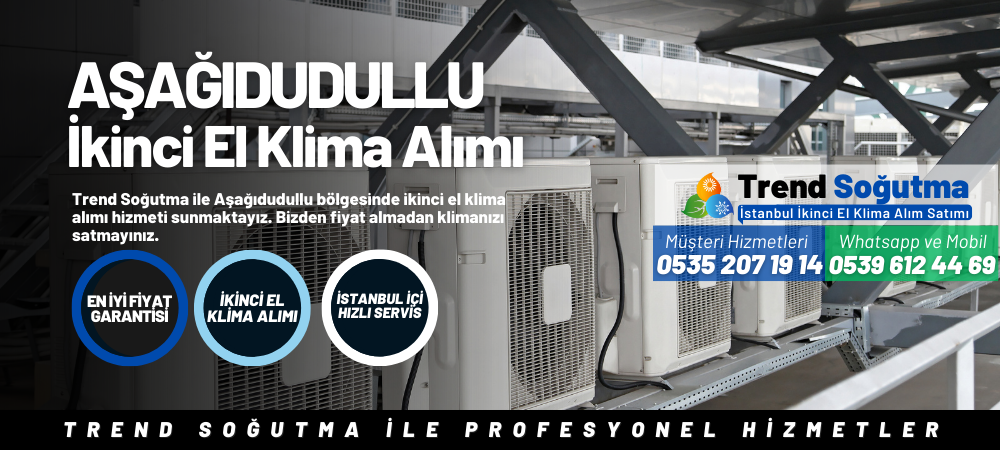 Aşağıdudullu İkinci El Klima Alımı