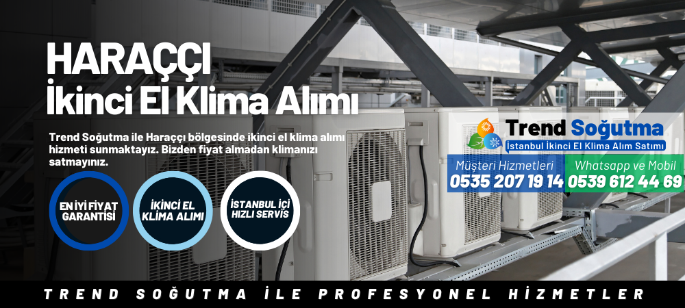 Haraççı İkinci El Klima Alımı